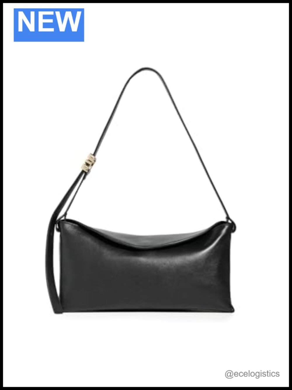 Madewell Leather Satchel Shoulder Bag Adjustable Strap Gold Hardware